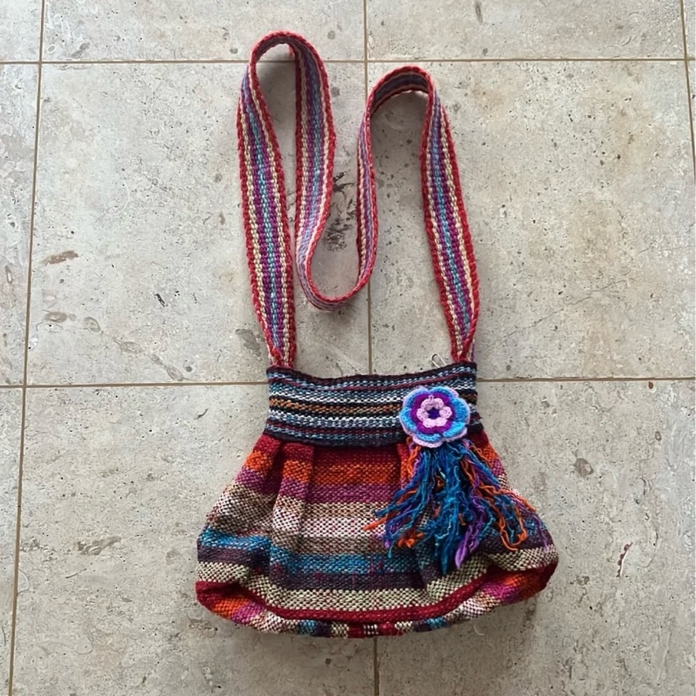 Alma Soul Peru Colorful Wool Hobo Bag